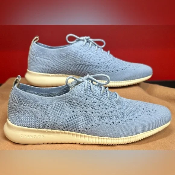 Cole Haan 2.ZER0GRAND Stitchlite Wingtip Oxfords Lace Up Sneakers Women’s Sz 9B - Picture 4 of 10